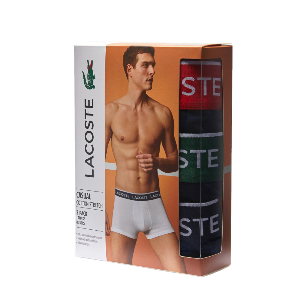 Lacoste Pack de 3 Boxers Lacoste TRUNK