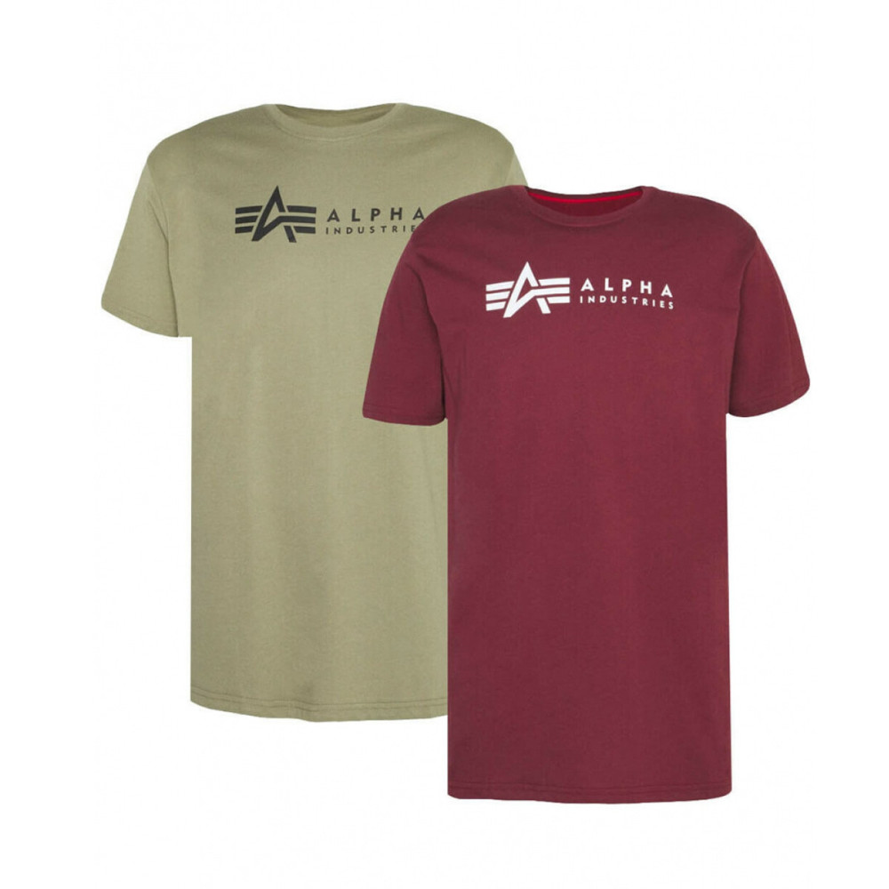 Alpha Industries Pack de 2 Tee-shirts Alpha Industries ALPHA LABEL