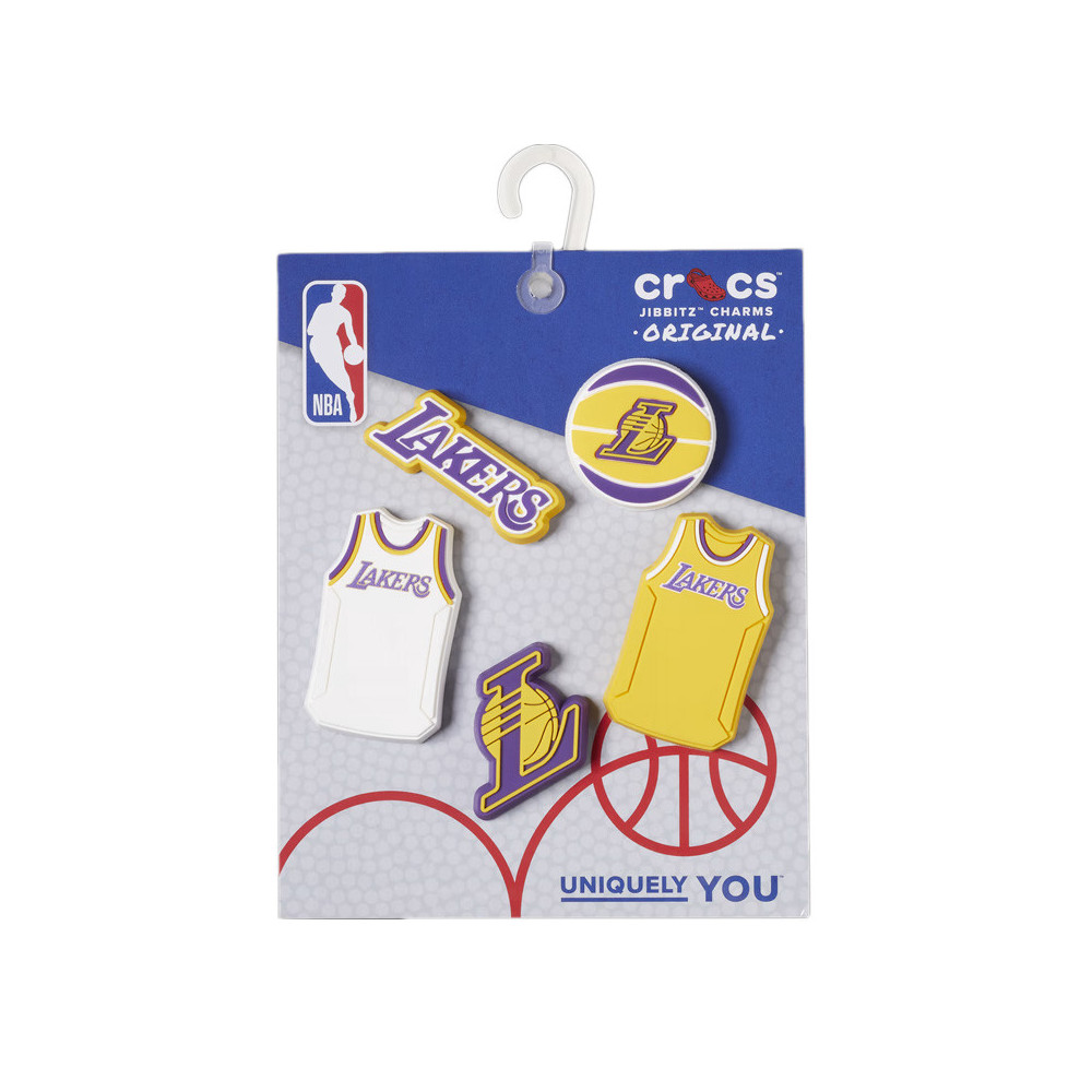 CROCS PINS Jibbitz Crocs NBALALAKERS LOGO