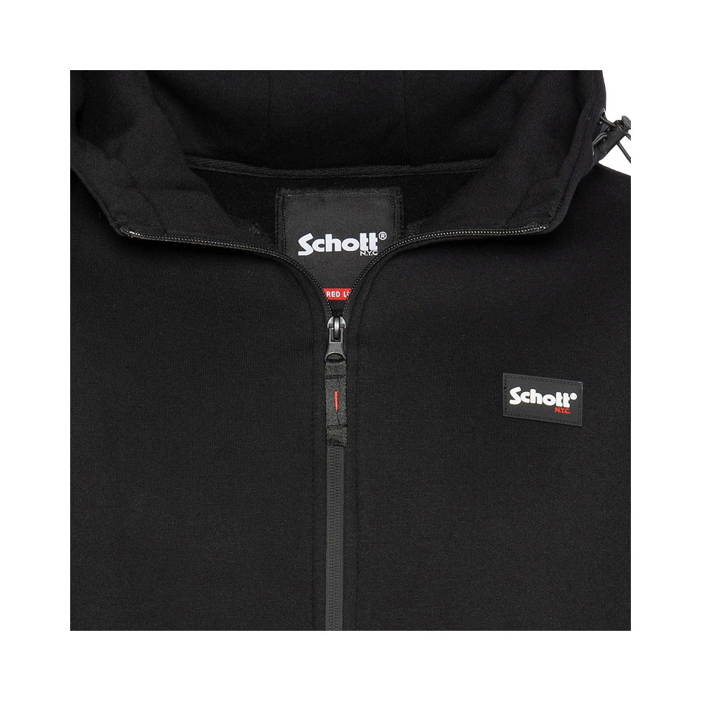 Schott Sweat à capuche Schott ZIPPE LOGO