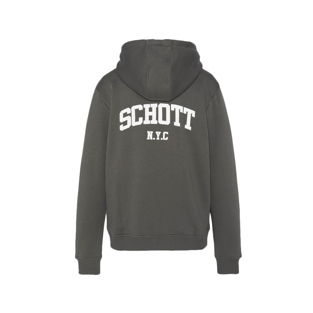 Schott Sweat à capuche Schott ZIPPE LOGO