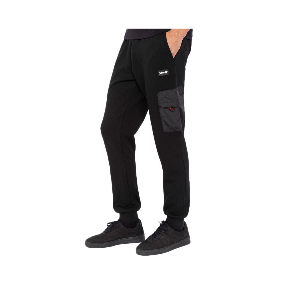 Schott Pantalon de survêtement Schott MOLETON POCHE