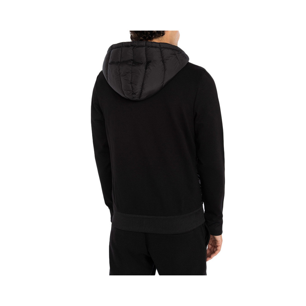 Schott Sweat à capuche Schott BIG SWEATSHIRT CAP BI MATIERE