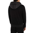 Schott Sweat à capuche Schott BIG SWEATSHIRT CAP BI MATIERE