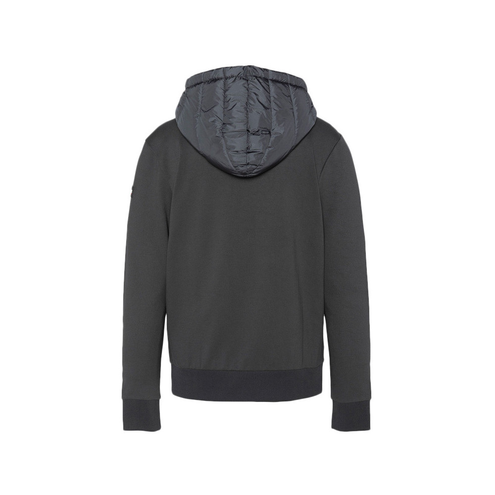 Schott Sweat à capuche Schott BIG SWEATSHIRT CAP BI MATIERE