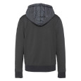 Schott Sweat à capuche Schott BIG SWEATSHIRT CAP BI MATIERE