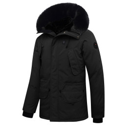 Helvetica Parka Helvetica VOLCANO EWARM DARK EDITION