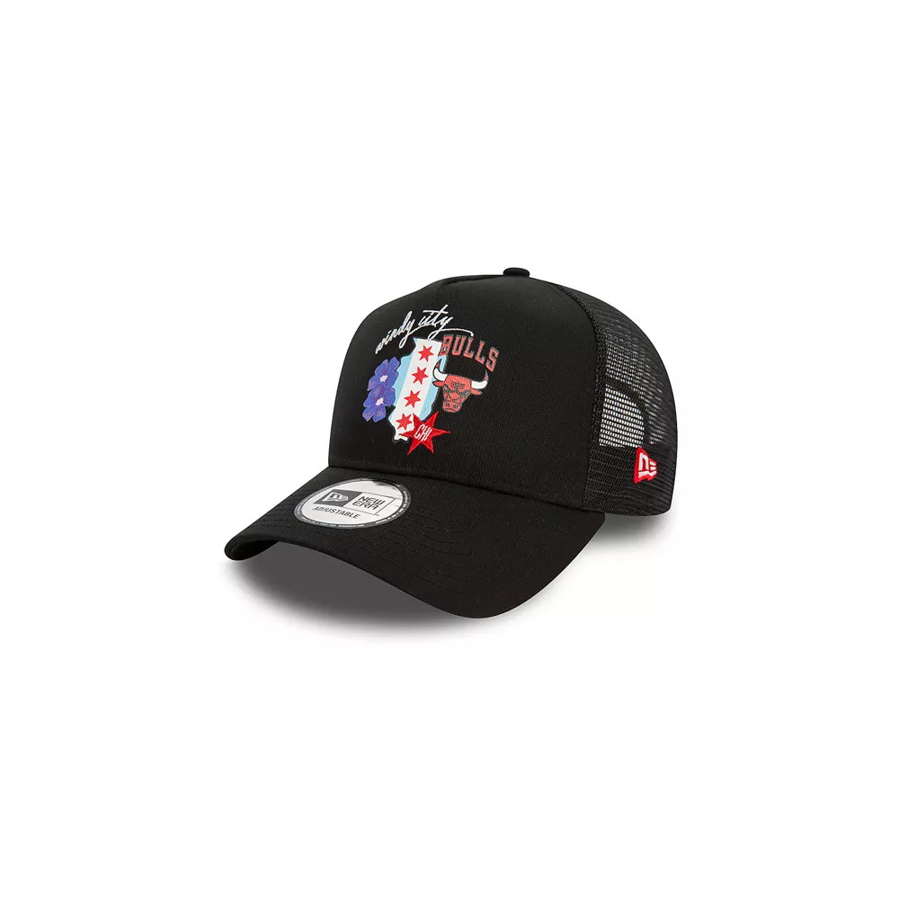 New Era Casquette New Era TRUCKER Chicago Bulls NBA Team Logo