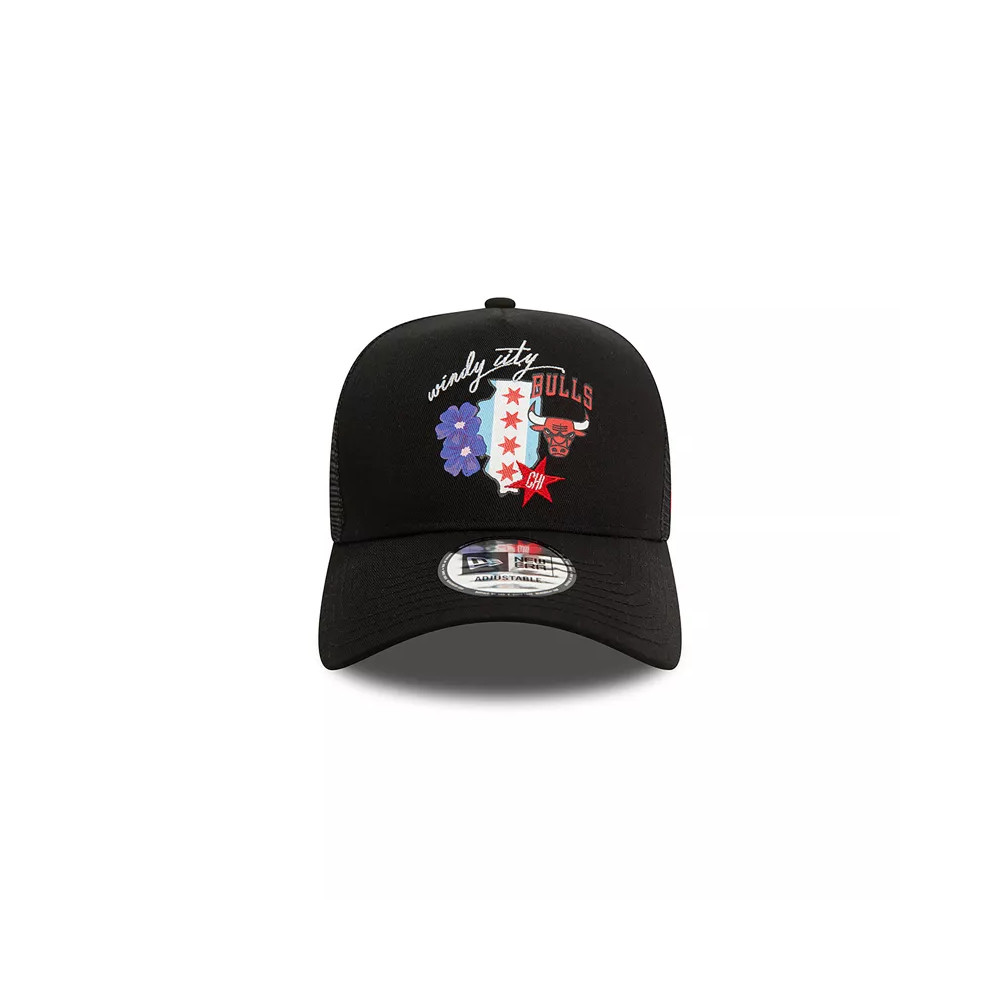 New Era Casquette New Era TRUCKER Chicago Bulls NBA Team Logo