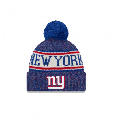 New Era Bonnet New Era NEW YORK GIANTS 2018 SIDELINE BOBBLE CUFF KNIT