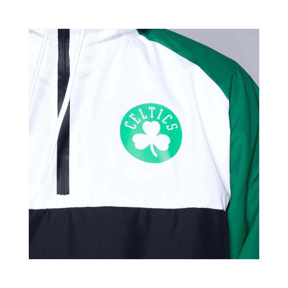 New Era Veste coupe-vent New Era BOSTON CELTICS HOODED WINDBREAKER