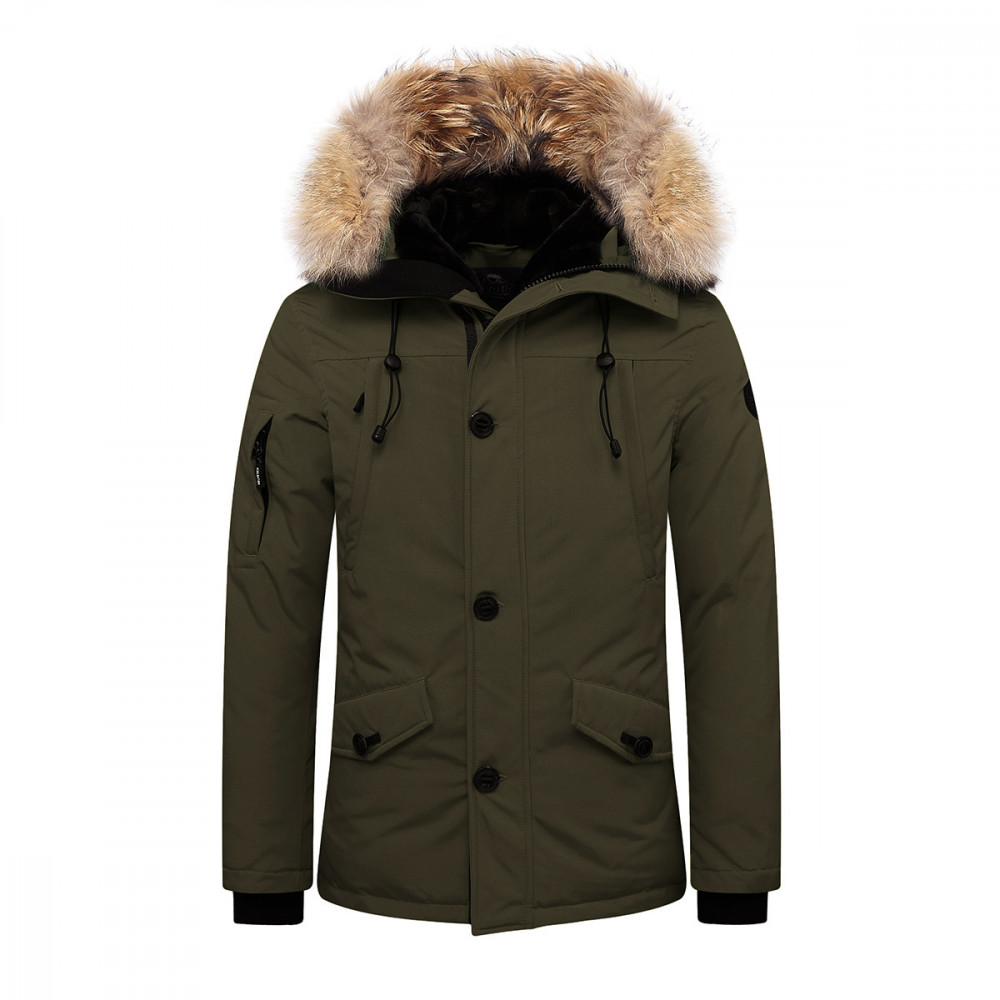 Helvetica Parka Helvetica ONTARIO MEN RACCOON EDITION