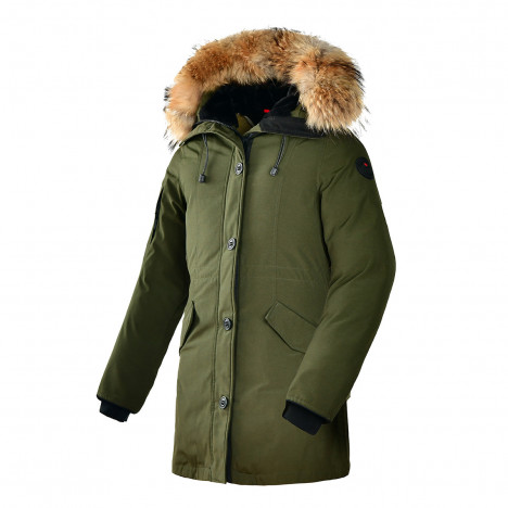 Helvetica Parka Helvetica HUDSON RACCOON