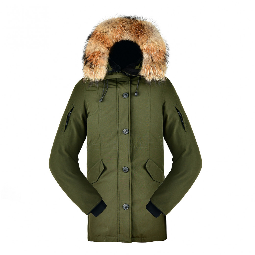 Helvetica Parka Helvetica HUDSON RACCOON