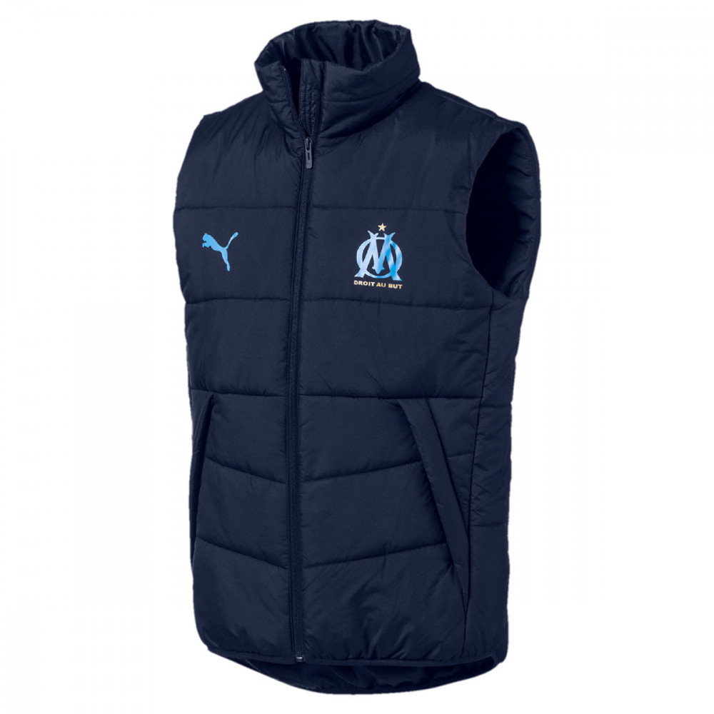 Puma Doudoune sans manches Puma OLYMPIQUE DE MARSEILLE