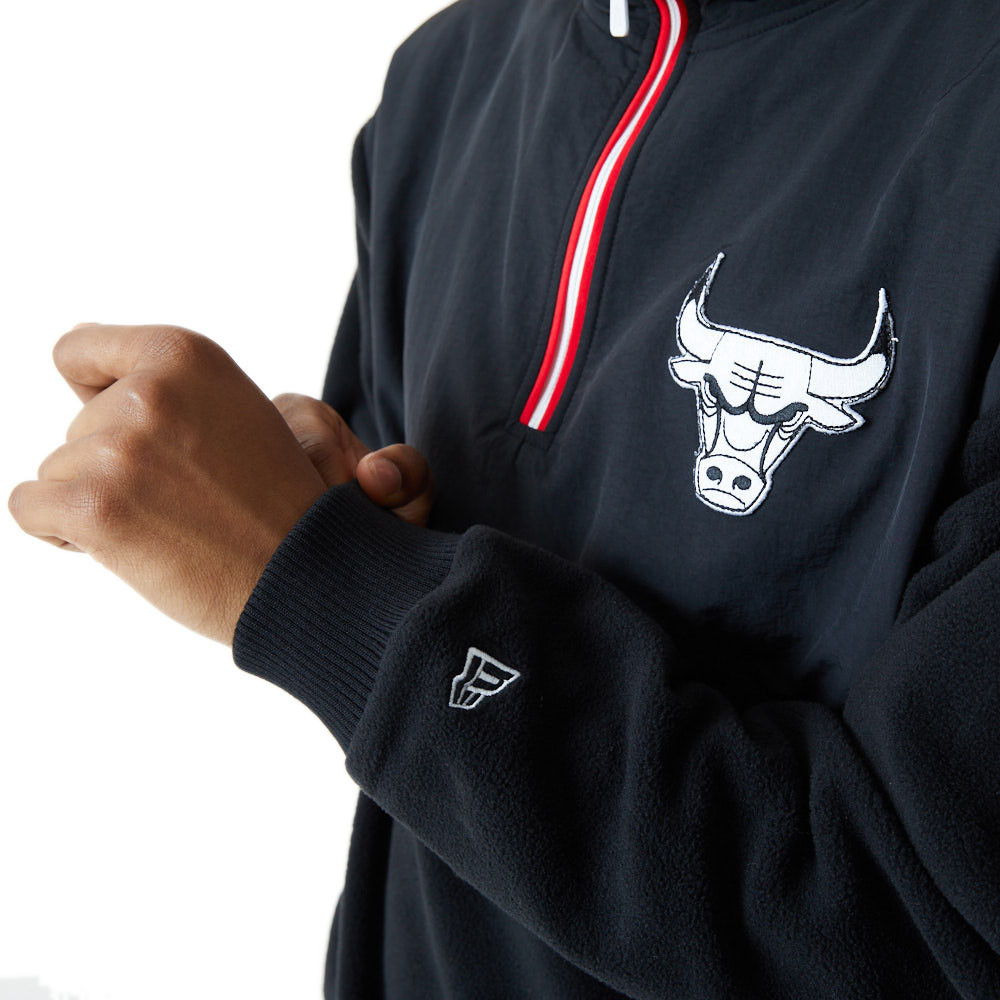 New Era Sweat à capuche New Era NBA EASTWEST COAST QTR ZIP FLEECE CHICAGO BULLSL