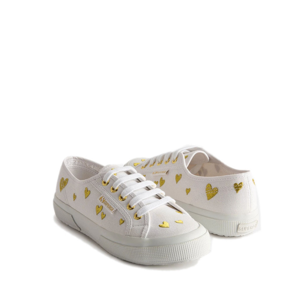 Superga Basket Superga 2750 HEARTS EMBROIDERY Cadet