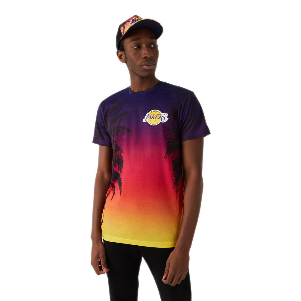 New Era Tee-shirt New Era LOS ANGELES LAKERS COASTAL HEAT