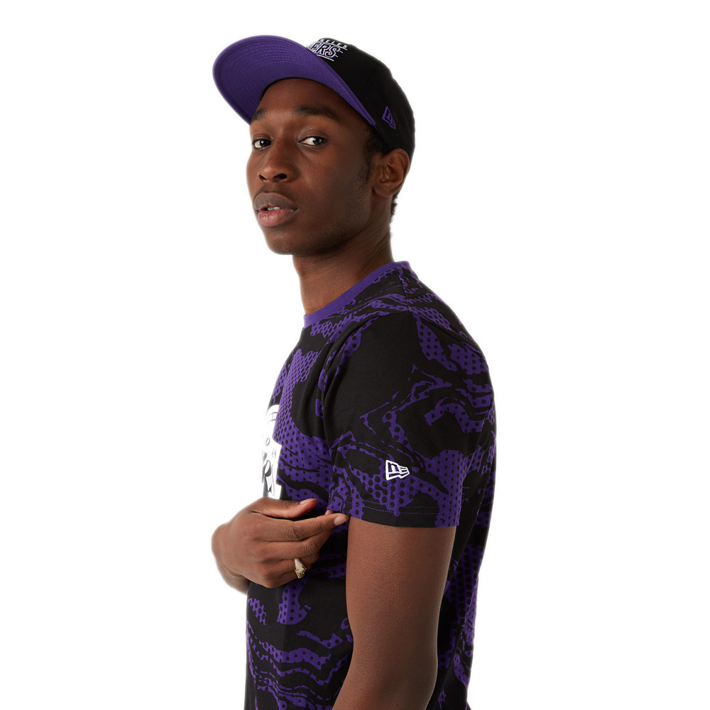 New Era Tee-shirt New LOS ANGELES LAKERS OIL SLICK PRINT