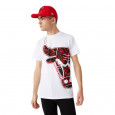 New Era Tee-shirt New Era CHICAGO BULLS OIL SLICK LOGO INFILL