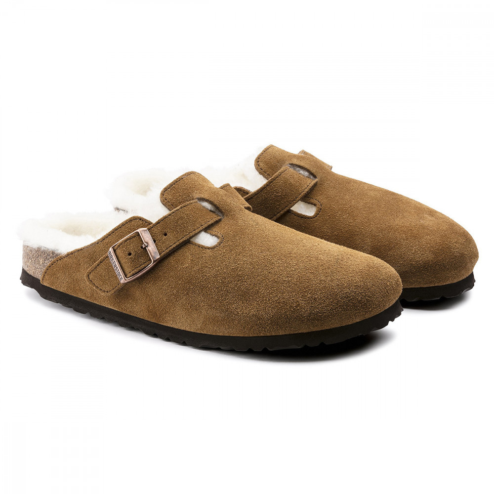 Birkenstock Sandale Birkenstock BOSTON FUR