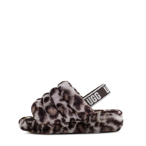 UGG Sandale UGG FLUFF YEAH SLIDE PANTHER PRINT