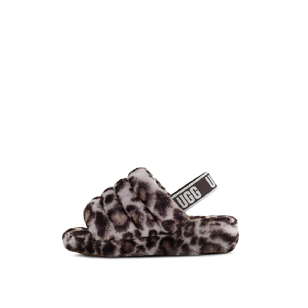 UGG Sandale UGG FLUFF YEAH SLIDE PANTHER PRINT