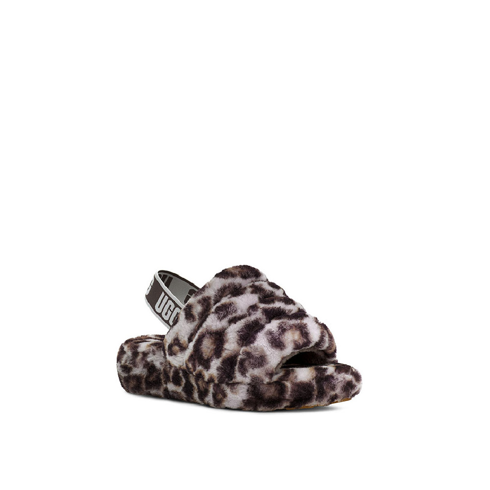 UGG Sandale UGG FLUFF YEAH SLIDE PANTHER PRINT