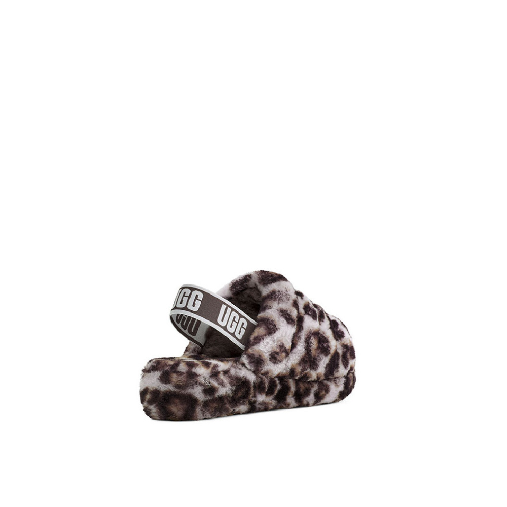 UGG Sandale UGG FLUFF YEAH SLIDE PANTHER PRINT