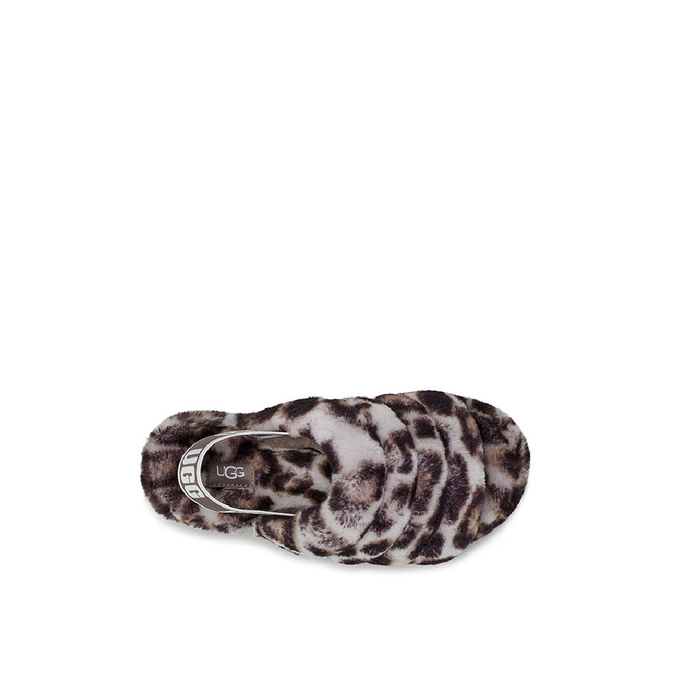 UGG Sandale UGG FLUFF YEAH SLIDE PANTHER PRINT