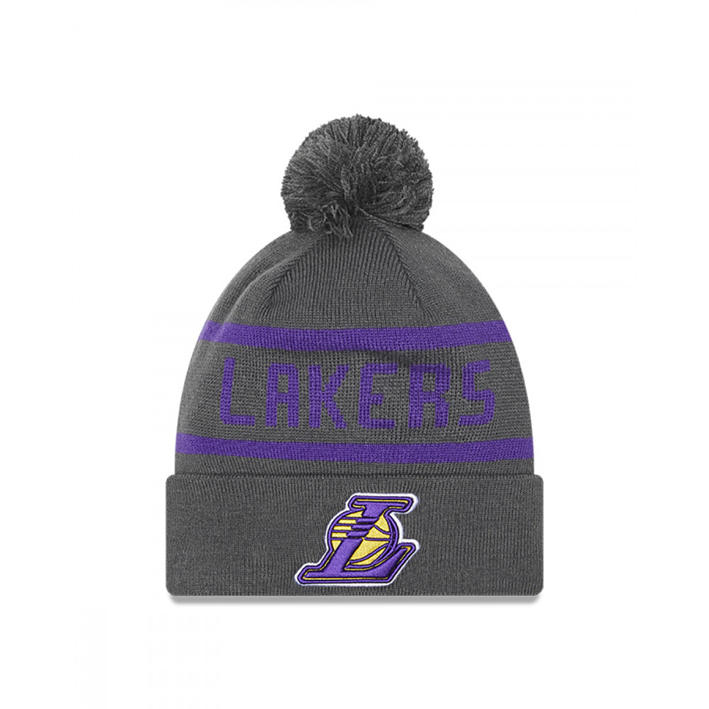 New Era Bonnet New Era à POMPON Laine LAKERS