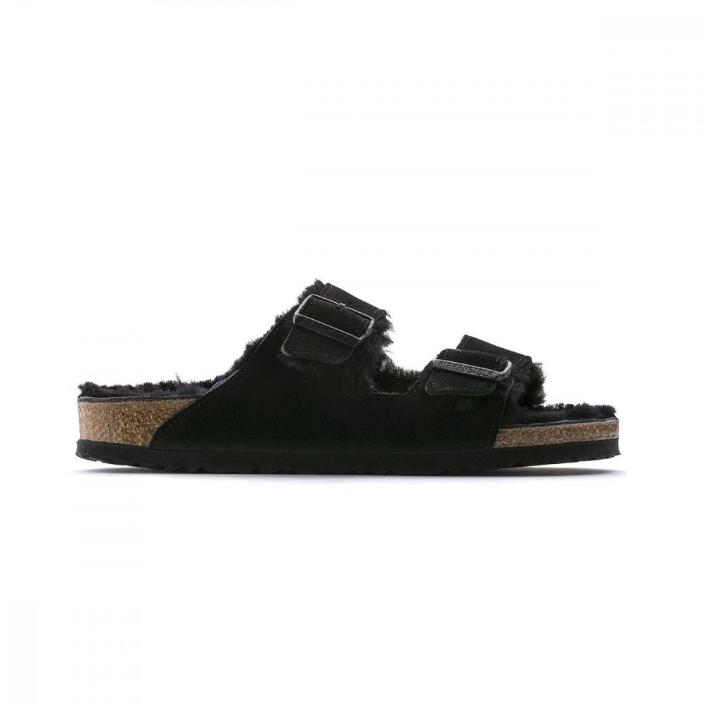 Birkenstock Sandale Birkenstock ARIZONA FUR MINK