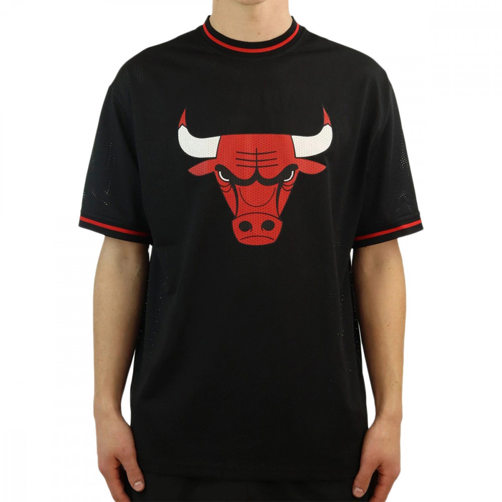 New Era Tee-shirt New Era NBA TEAM LOGO Oversized Chicago Bulls Mesh