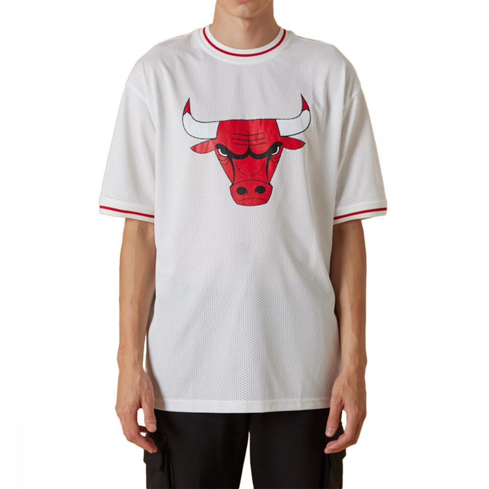 New Era Tee-shirt New Era NBA TEAM LOGO Oversized Chicago Bulls Mesh