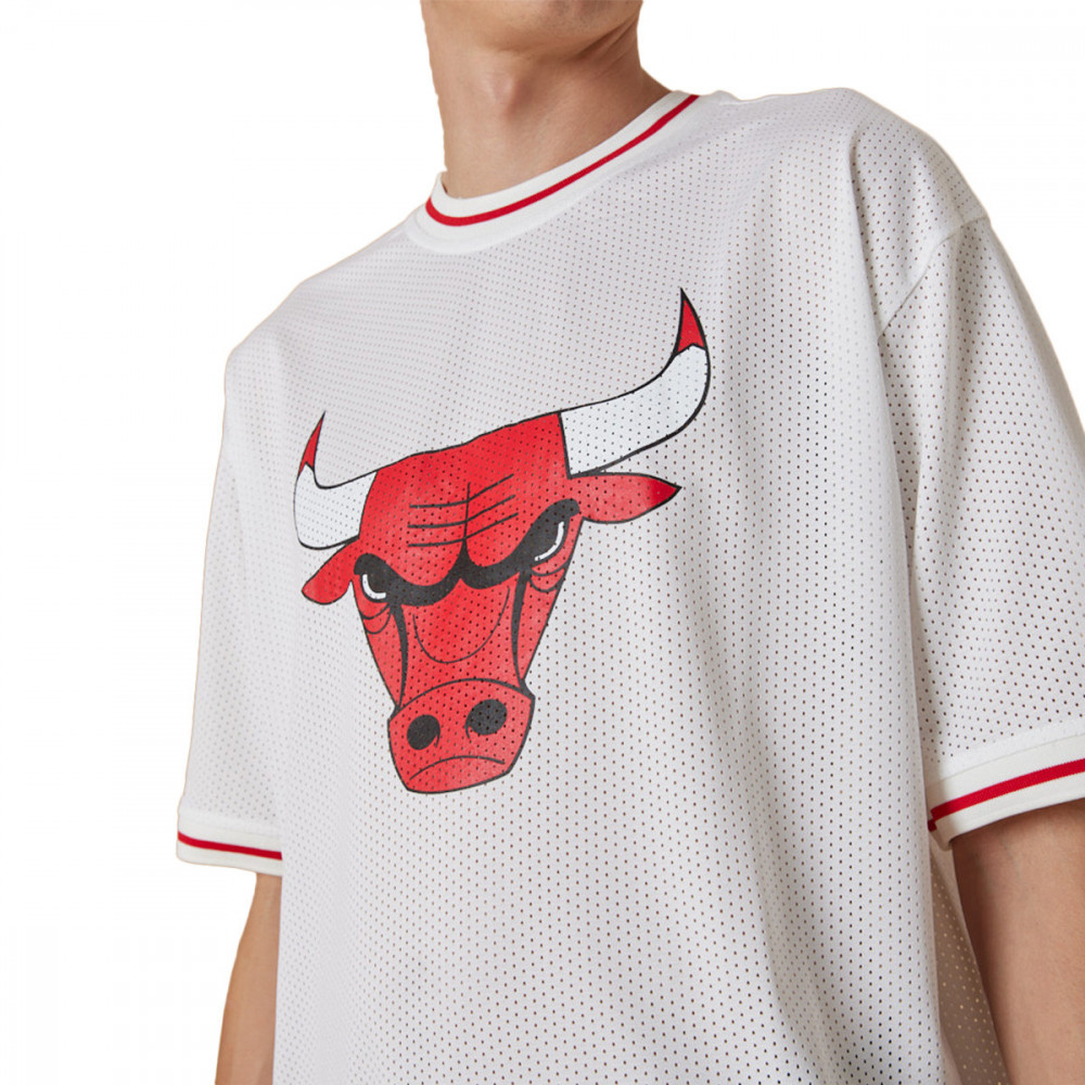 New Era Tee-shirt New Era NBA TEAM LOGO Oversized Chicago Bulls Mesh