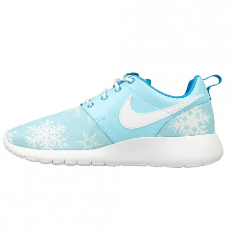 Nike Basket Nike Roshe One Print Snowflake Junior - 677784-401