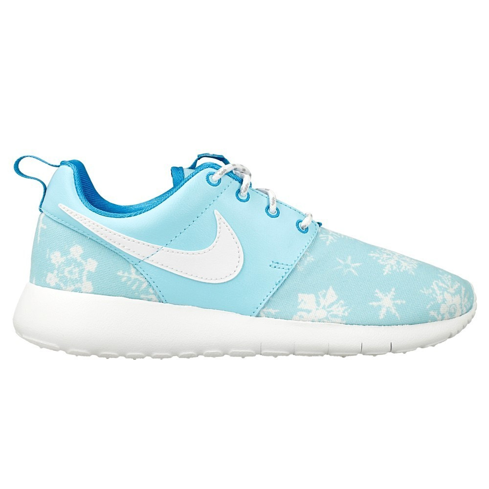 Nike Basket Nike Roshe One Print Snowflake Junior - 677784-401