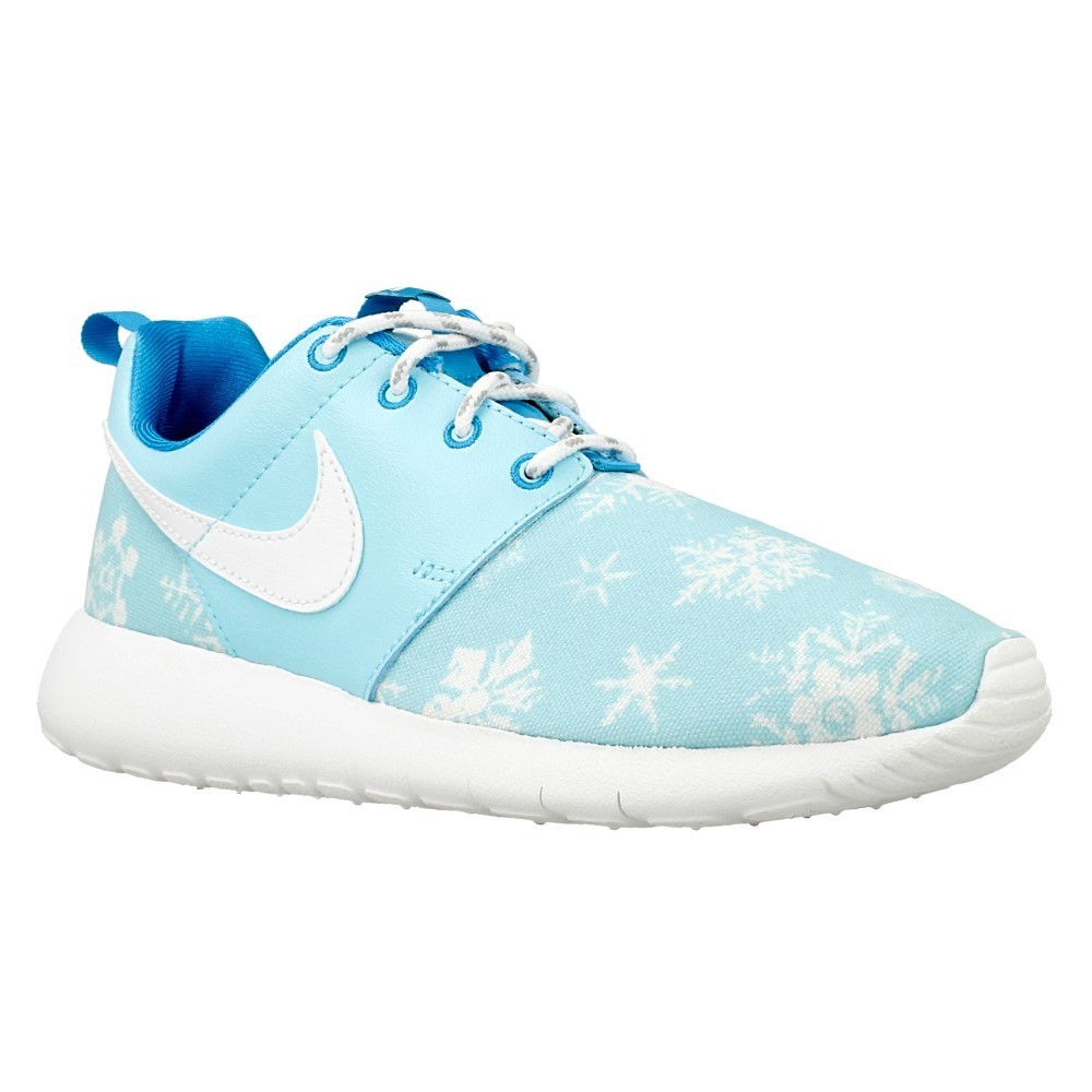 Nike Basket Nike Roshe One Print Snowflake Junior - 677784-401