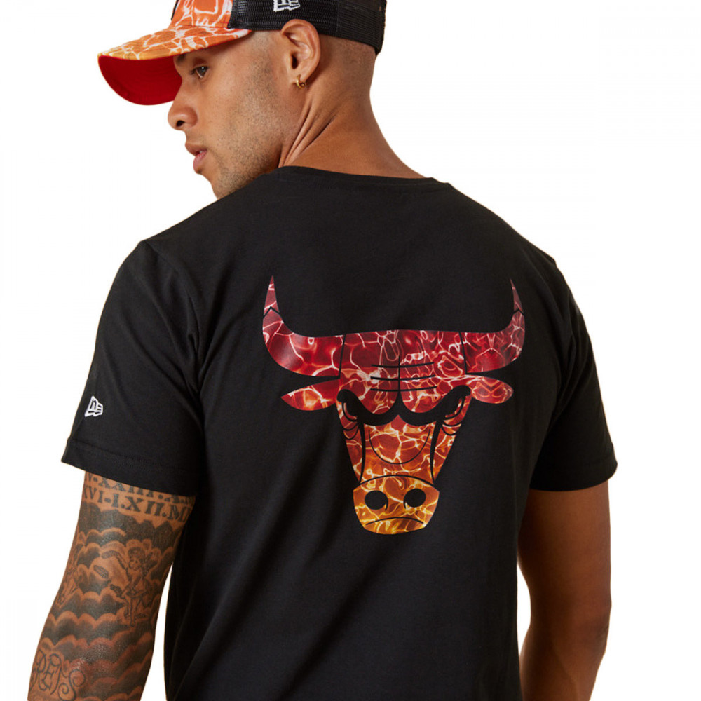 New Era Tee-shirt New Era Chicago Bulls NBA Team Colour Water Print