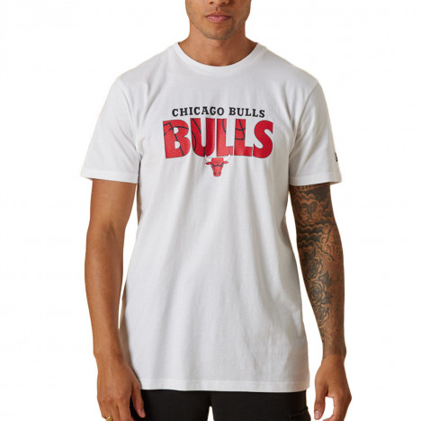 New Era Tee-shirt New Era Chicago Bulls NBA Wordmark