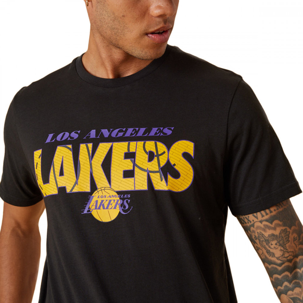 New Era Tee-shirt New Era LA Lakers NBA Wordmark