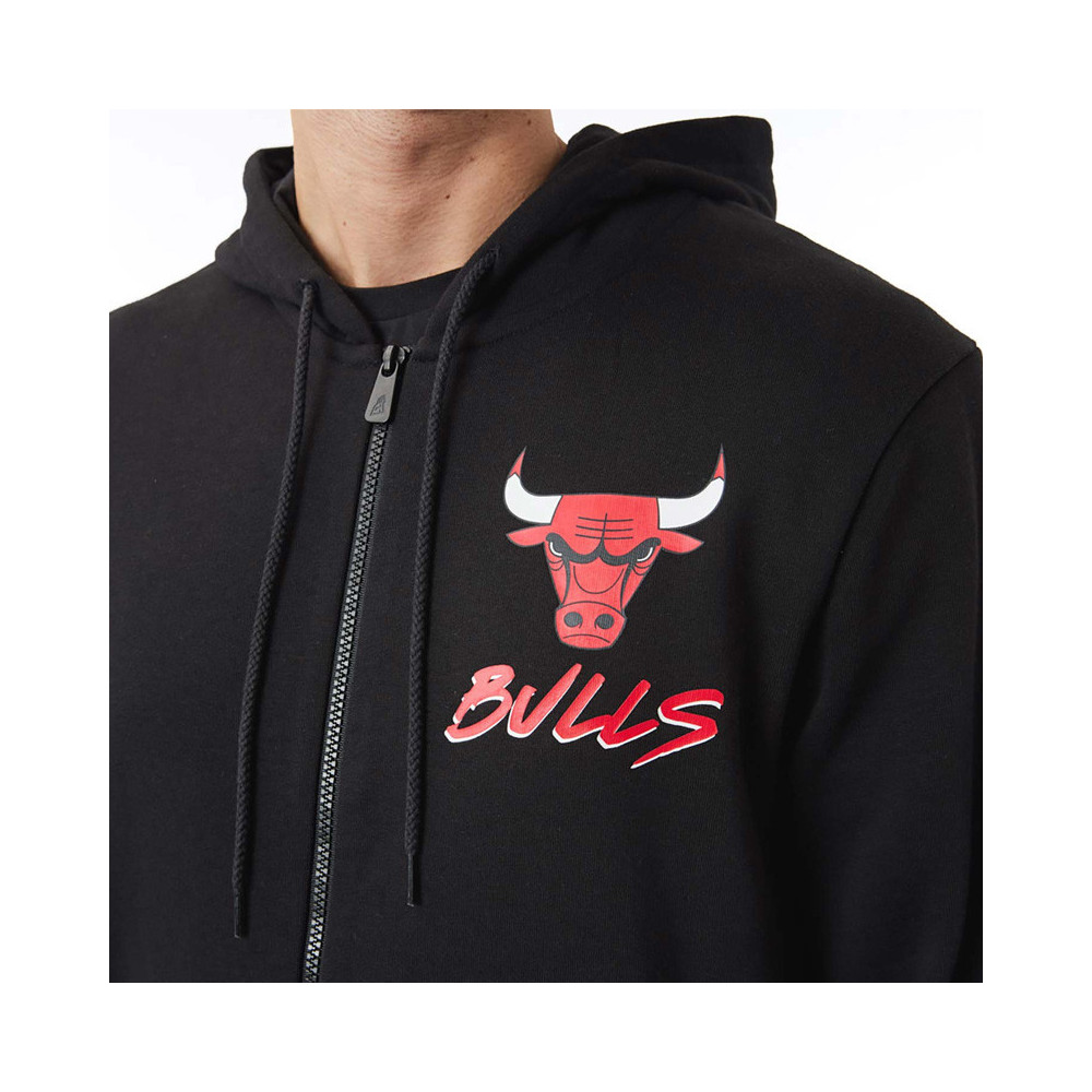 New Era Sweat à capuche New Era Chicago Bulls NBA Script