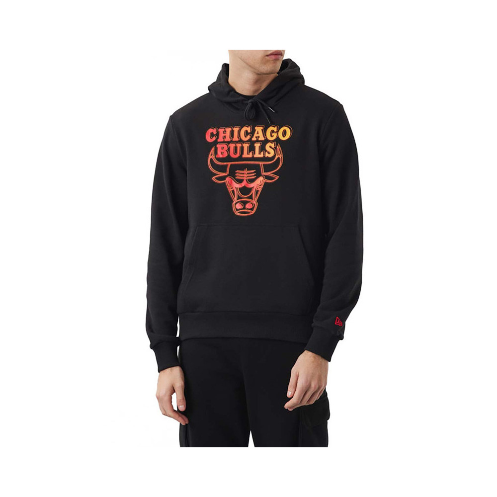 New Era Sweat à capuche New Era Chicago Bulls NBA Neon Fade