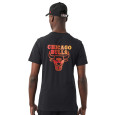 New Era Tee-shirt New Era Chicago Bulls NBA Neon Fade