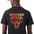 New Era Tee-shirt New Era Chicago Bulls NBA Neon Fade