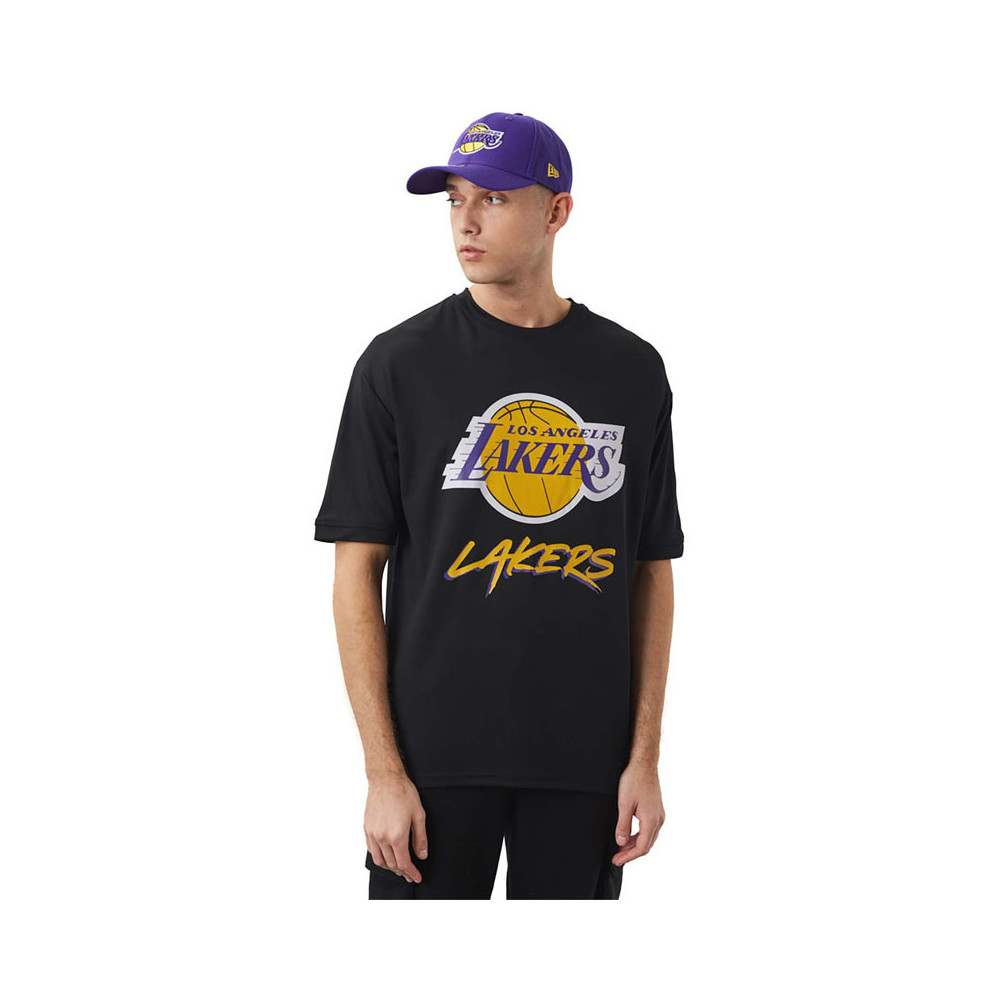 New Era Tee-shirt New Era LA Lakers NBA Script