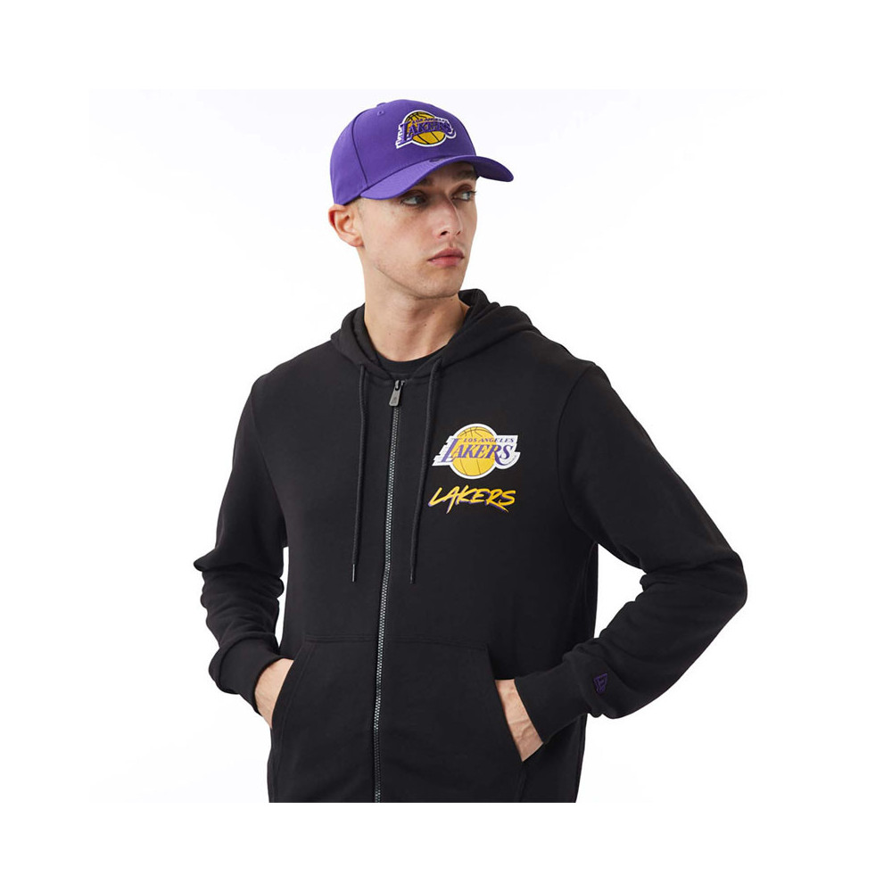 New Era Sweat à capuche New Era LA Lakers NBA Script