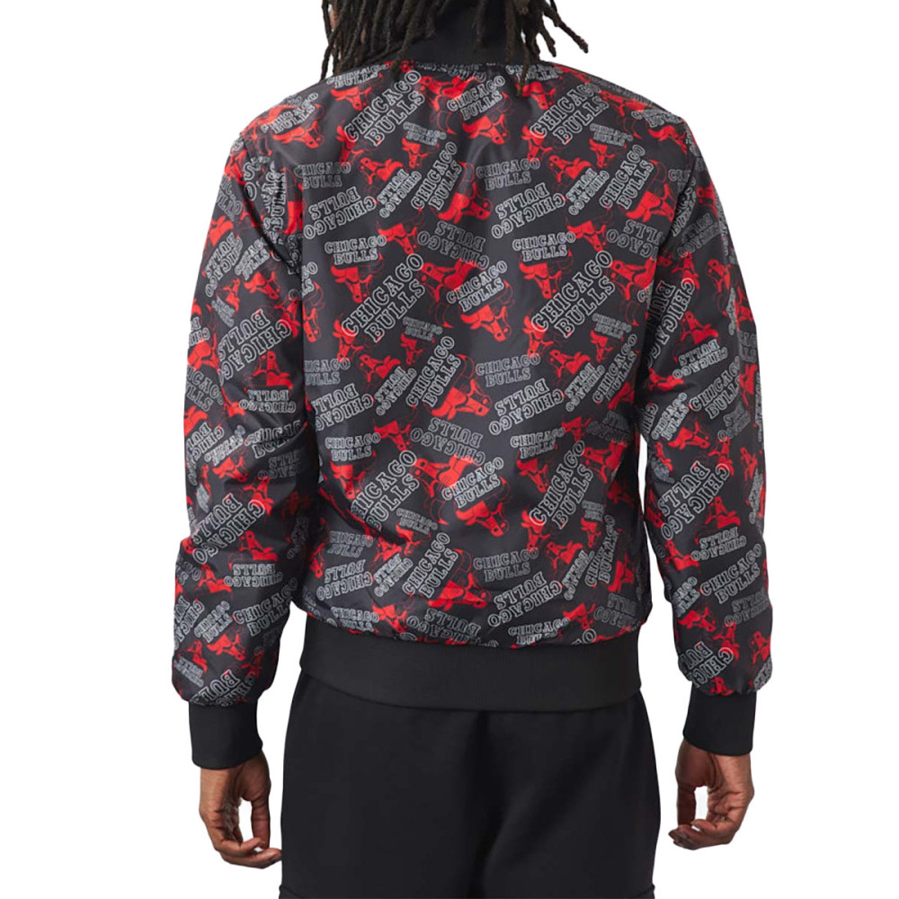 New Era Blouson New Era Chicago Bulls Logo Print